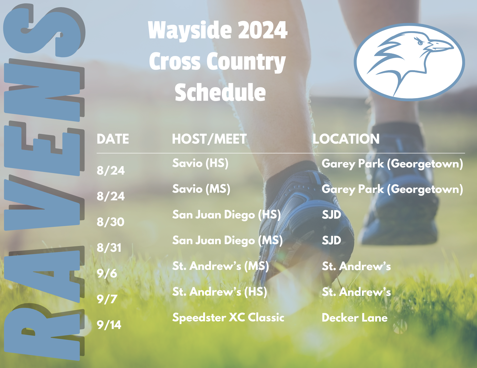 Cross Country Sched. 24'