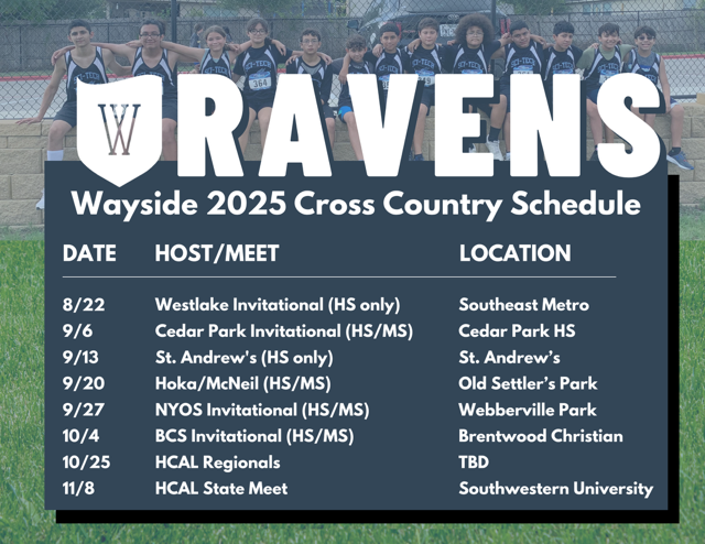 STHS Varsity Cross Country Schedule 2025 STHS Varsity Cross Country Schedule 2025